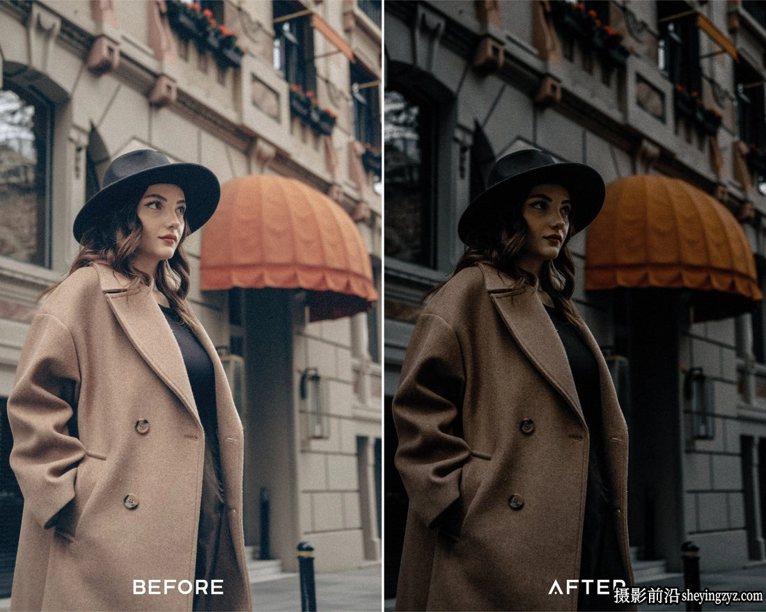 黑暗电影情绪人像Lightroom预设 Presets.io - Film Noir Preset