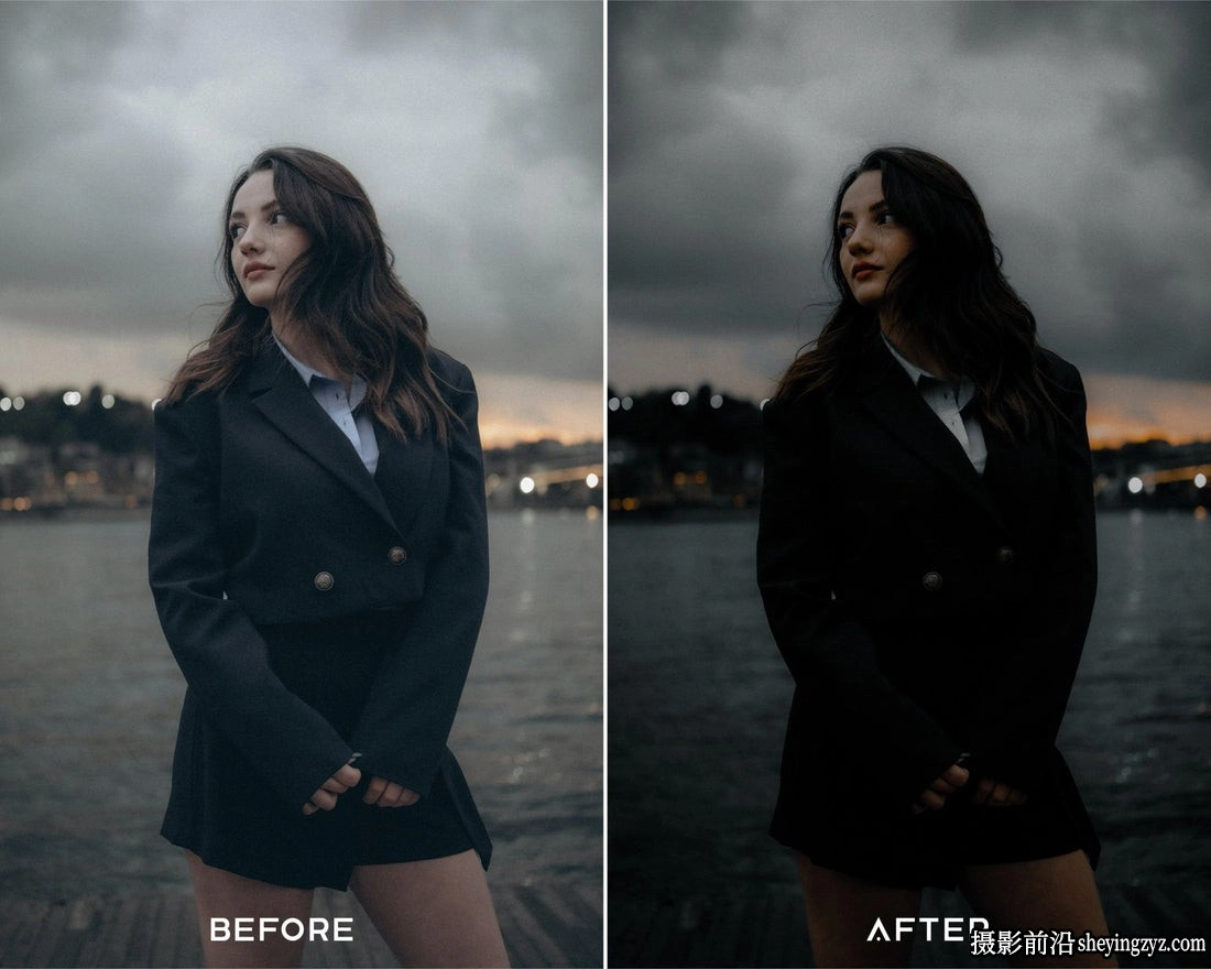 黑暗电影情绪人像Lightroom预设 Presets.io - Film Noir Preset