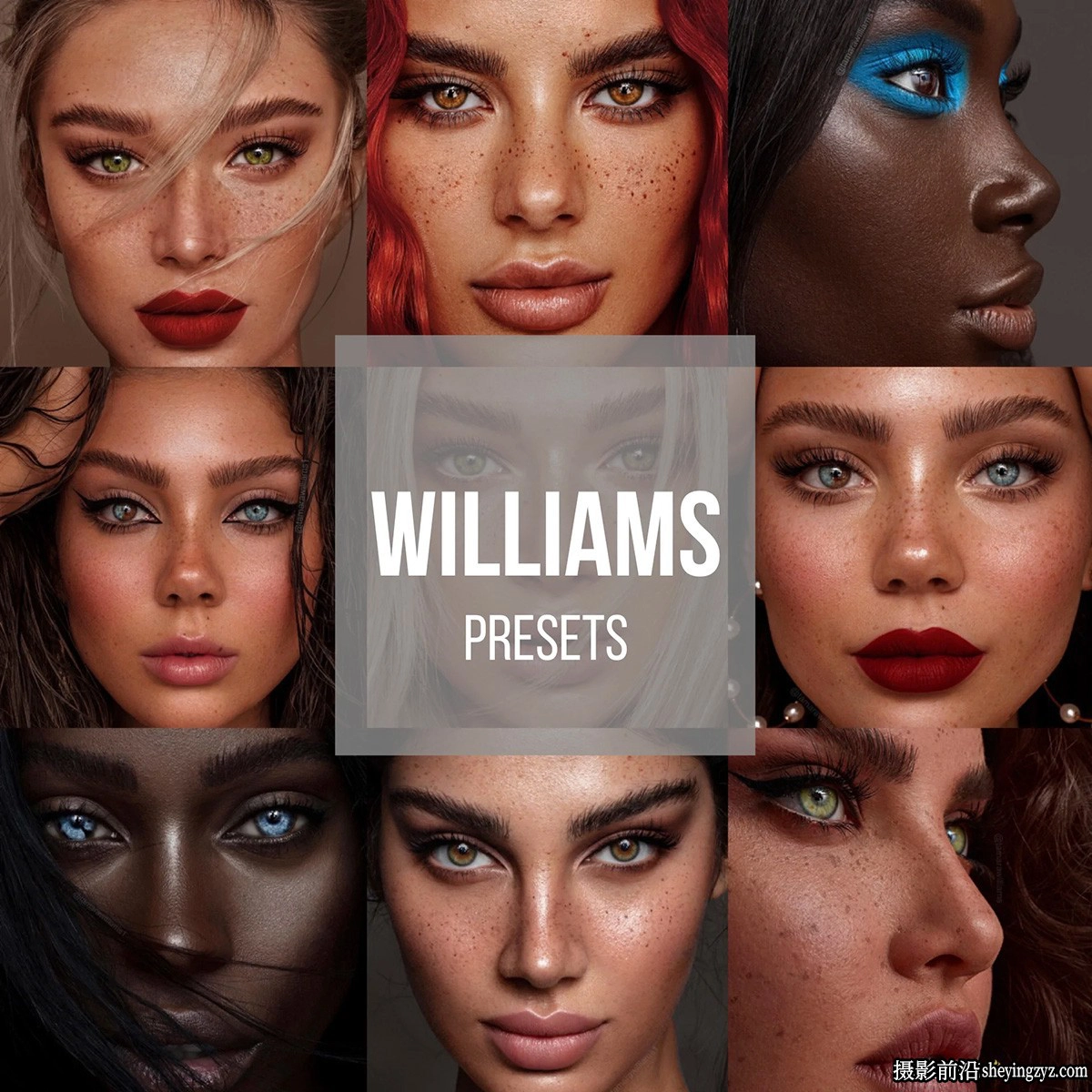 完美质感人像修饰LR预设ACR调色预设 Tamara Williams Skin Preset