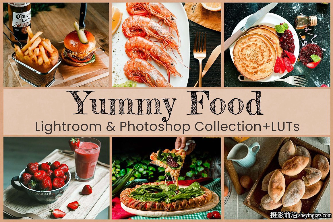 美食摄影后期调色LR预设LUT预设ACR预设 Food Lightroom Presets