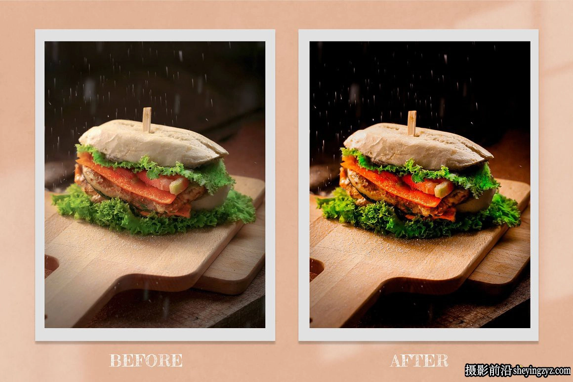 美食摄影后期调色LR预设LUT预设ACR预设 Food Lightroom Presets