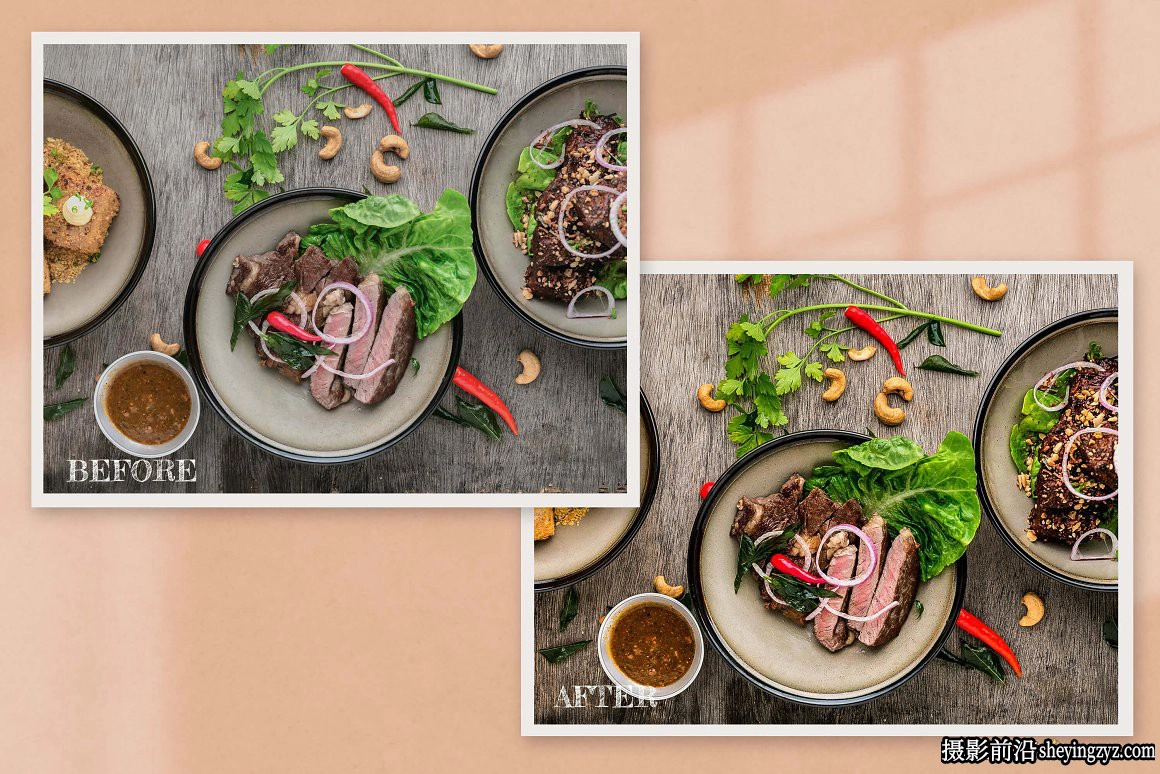 美食摄影后期调色LR预设LUT预设ACR预设 Food Lightroom Presets