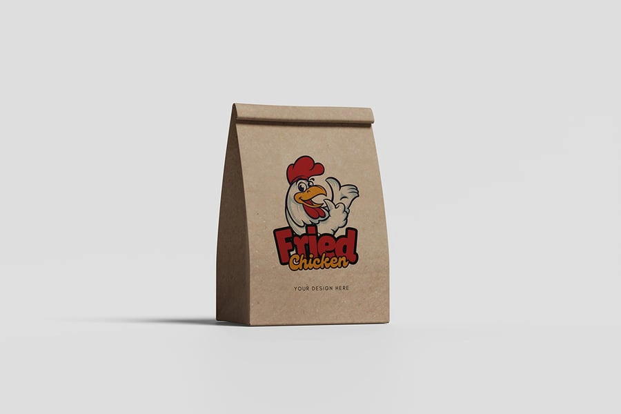零食纸袋样机,产品包装袋样机