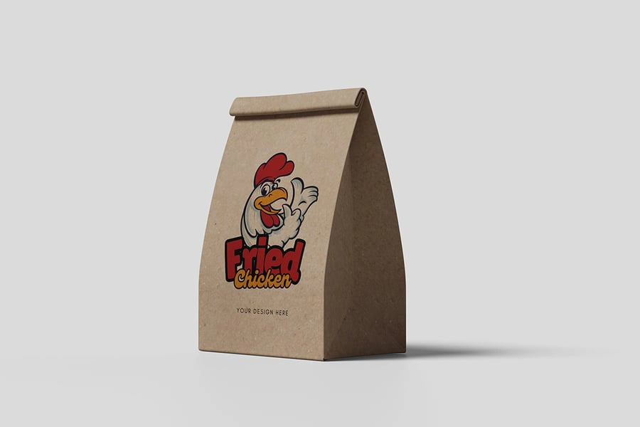 零食纸袋样机,产品包装袋样机