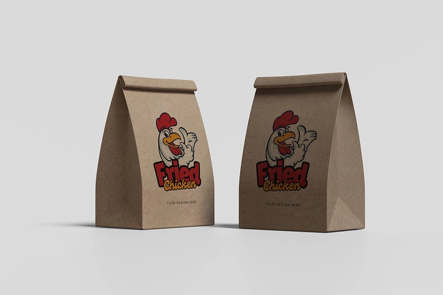 零食纸袋样机,产品包装袋样机