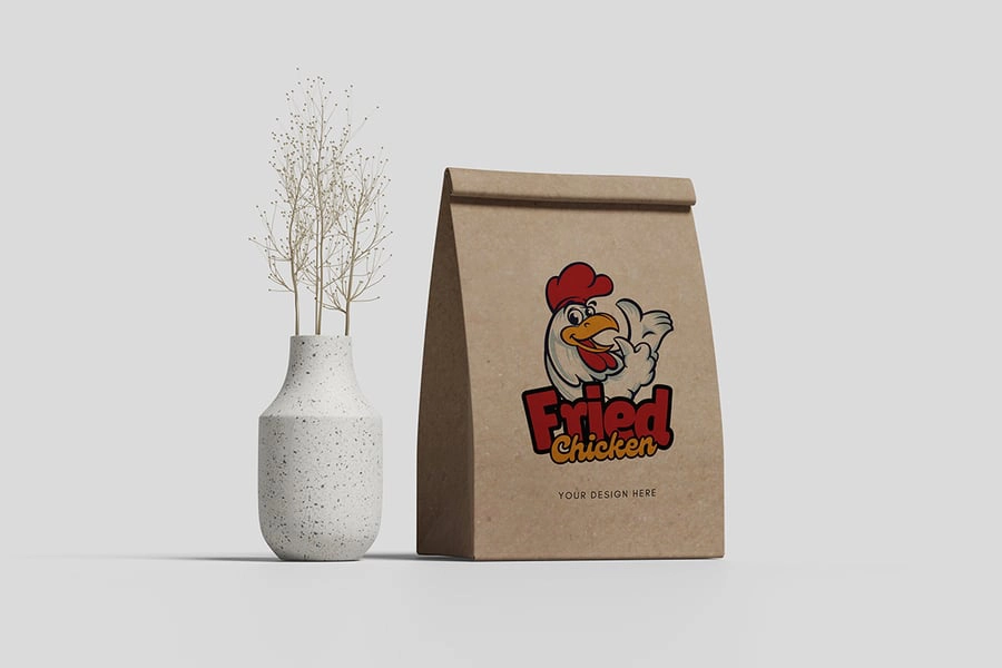 零食纸袋样机,产品包装袋样机