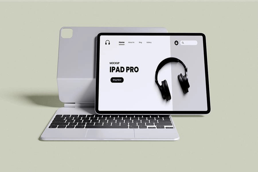 iPadPro模型样机,iPad平板样机模型