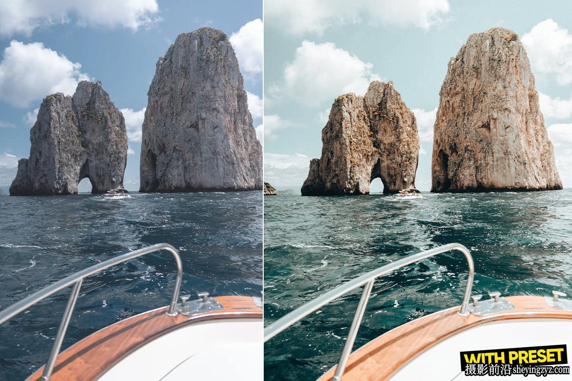 旅拍电影风光一键调色LR调色预设 ARTA Presets-Capri Pro Presets