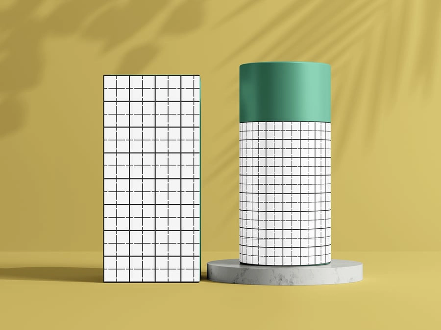 化妆品面具棒样机,护肤品样机