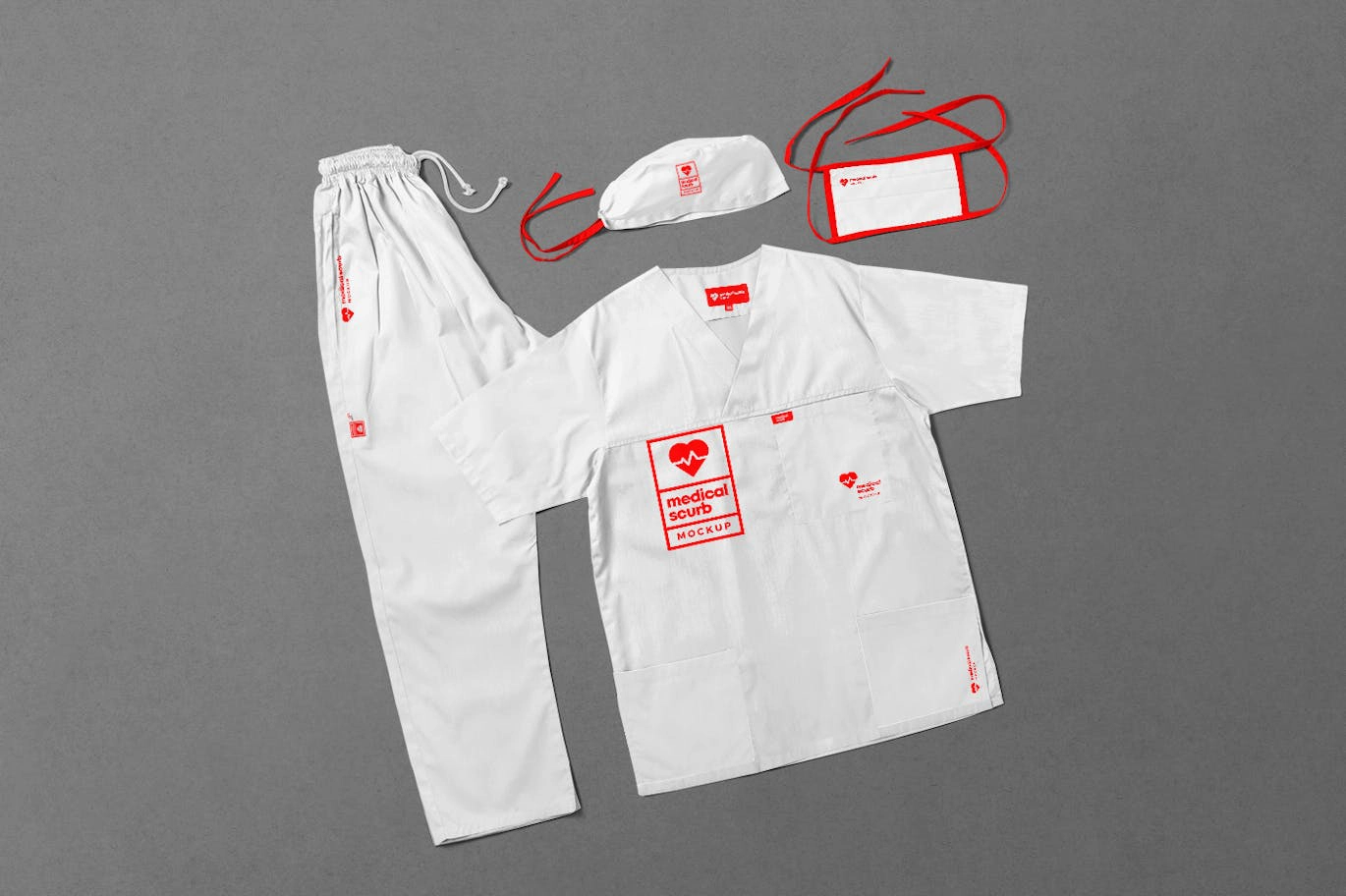 医疗服饰样机,医疗服样机模型