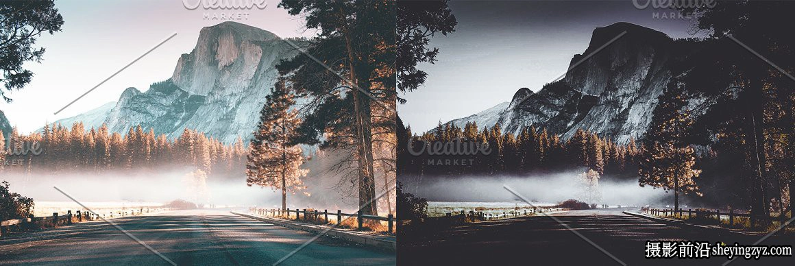 黑暗情绪风景LR预设手机LR预设 Moody Landscape Lightroom Presets