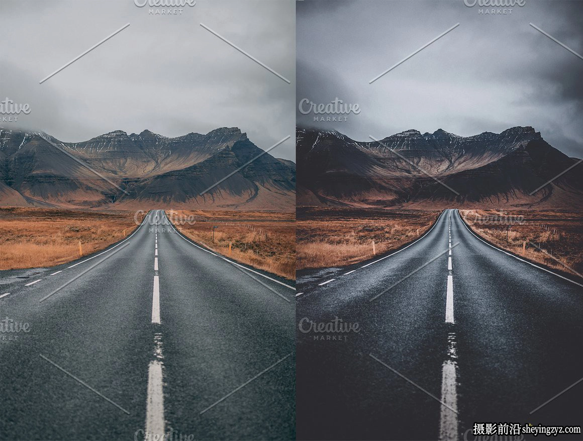 黑暗情绪风景LR预设手机LR预设 Moody Landscape Lightroom Presets