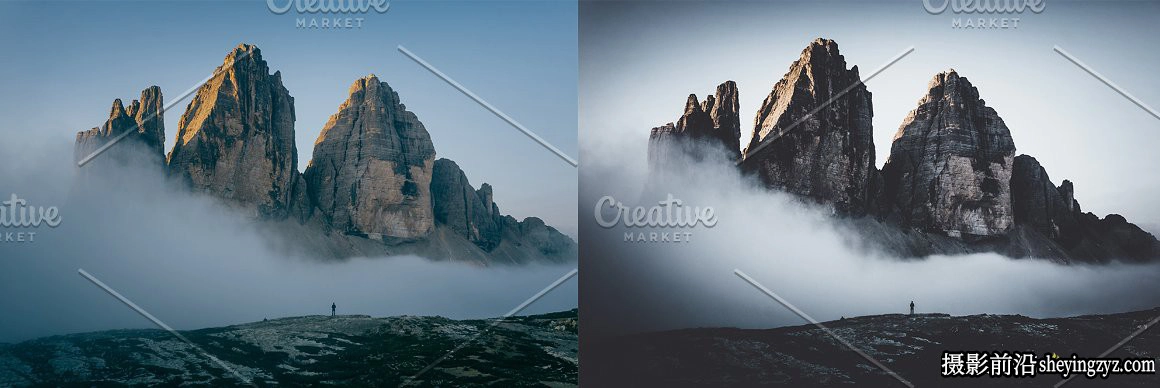 黑暗情绪风景LR预设手机LR预设 Moody Landscape Lightroom Presets