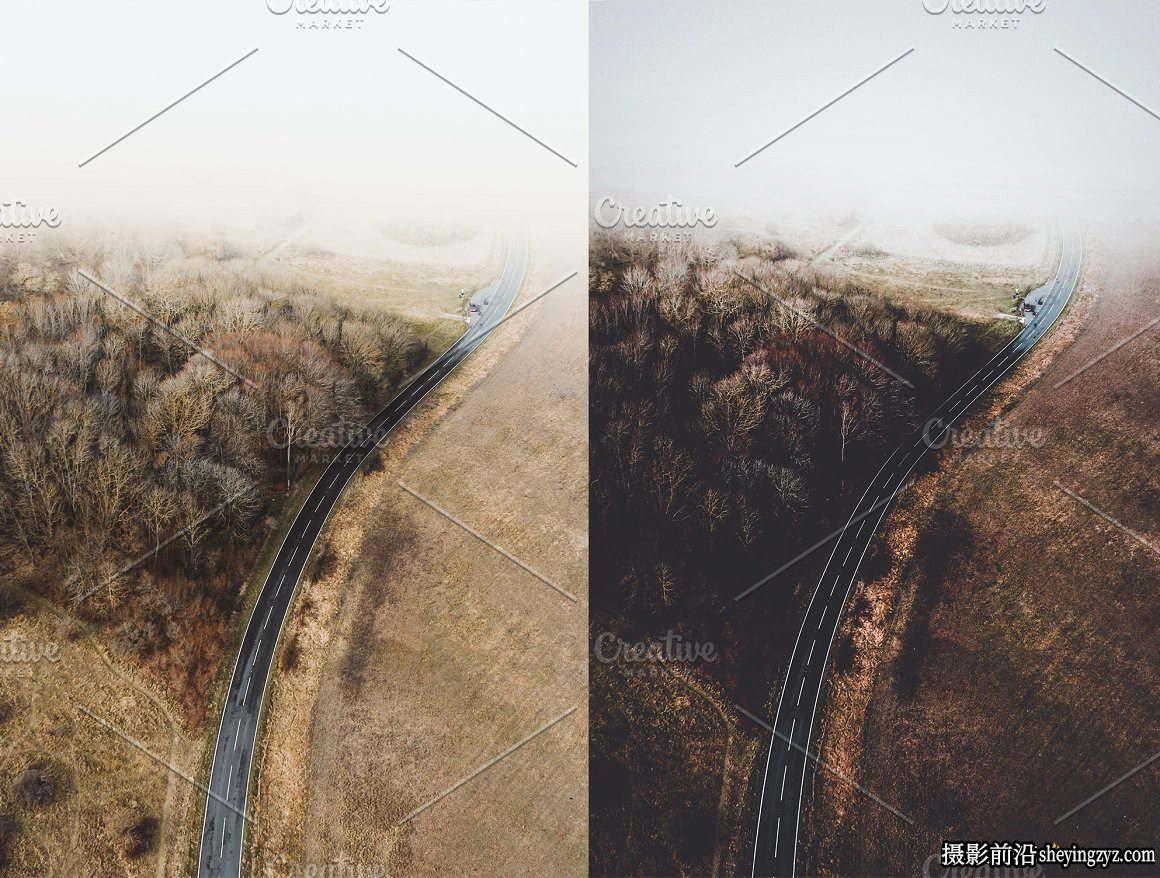 黑暗情绪风景LR预设手机LR预设 Moody Landscape Lightroom Presets