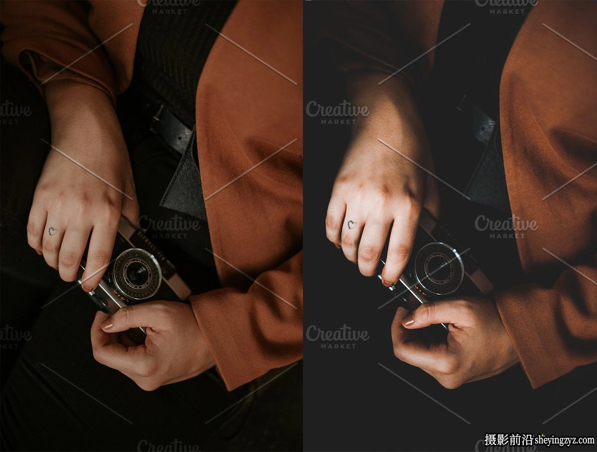 棕色调胶片感人像LR预设手机LR预设Lightroom Preset-Brown Tones