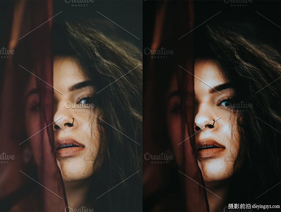 棕色调胶片感人像LR预设手机LR预设Lightroom Preset-Brown Tones