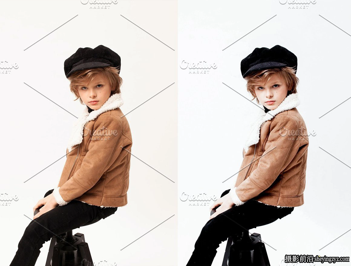 儿童肖像摄影调色LR预设手机lr预设Lightroom Preset-Child Portrait