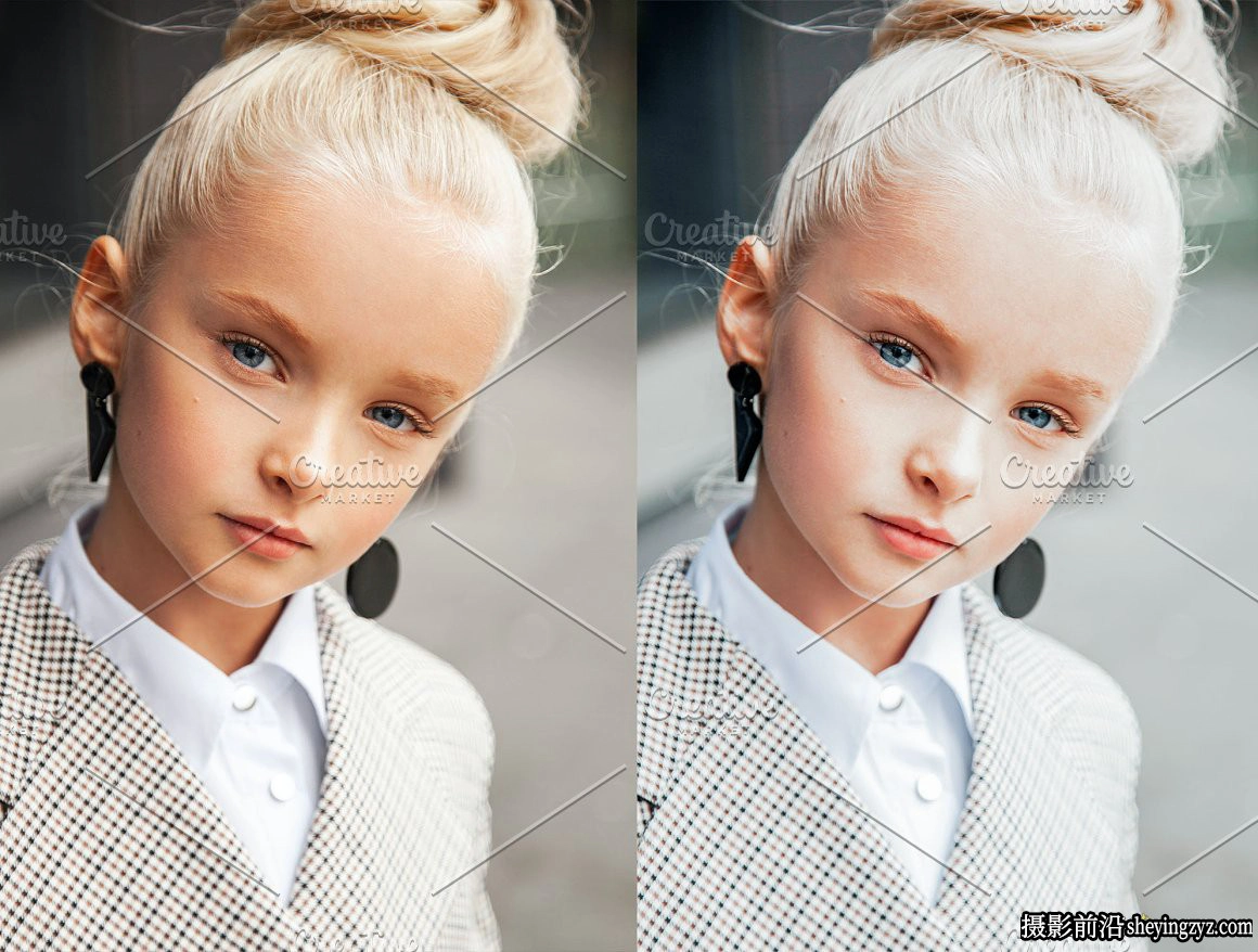 儿童肖像摄影调色LR预设手机lr预设Lightroom Preset-Child Portrait