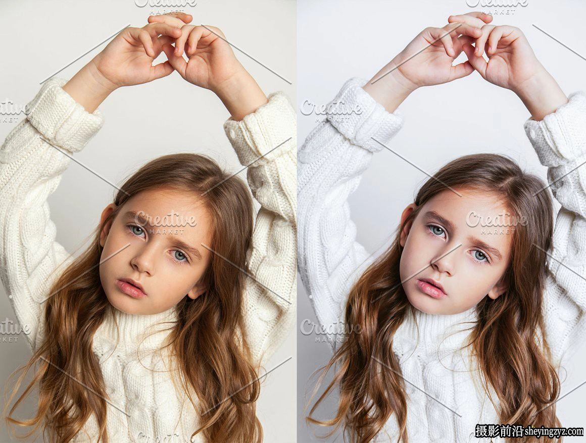 儿童肖像摄影调色LR预设手机lr预设Lightroom Preset-Child Portrait