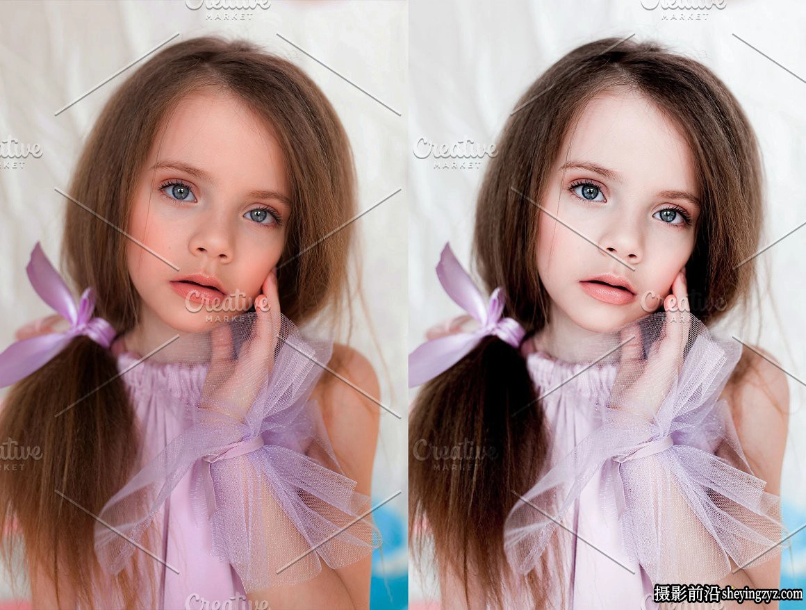 儿童肖像摄影调色LR预设手机lr预设Lightroom Preset-Child Portrait