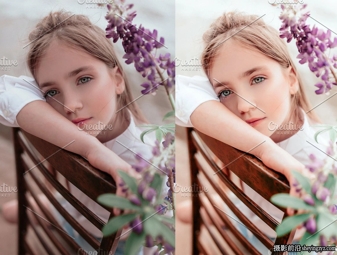 儿童肖像摄影调色LR预设手机lr预设Lightroom Preset-Child Portrait