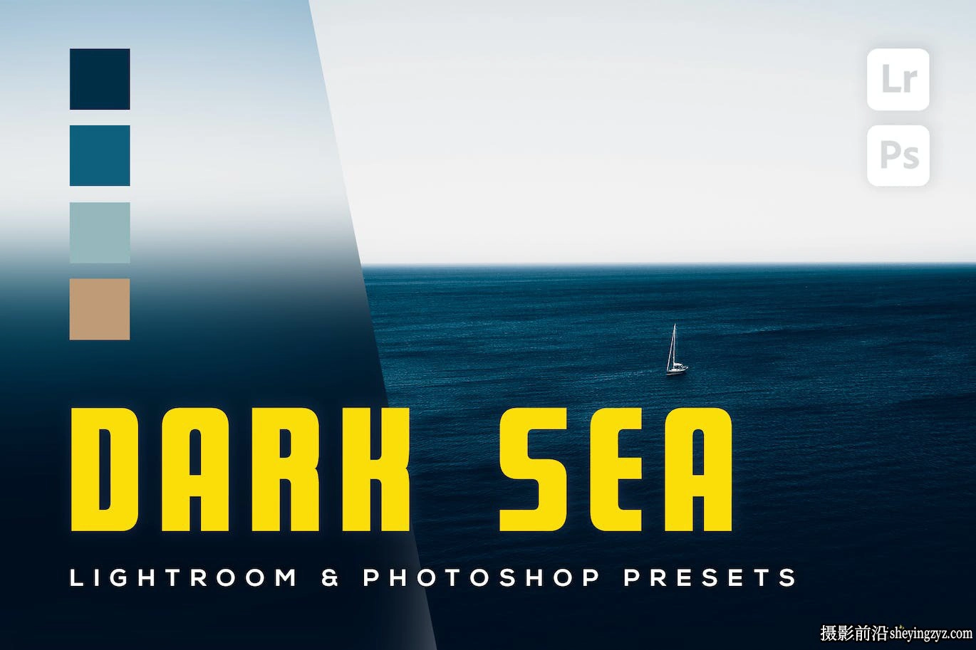 航拍电影风光调色LR预设手机LR预设 Dark Sea Lightroom Presets