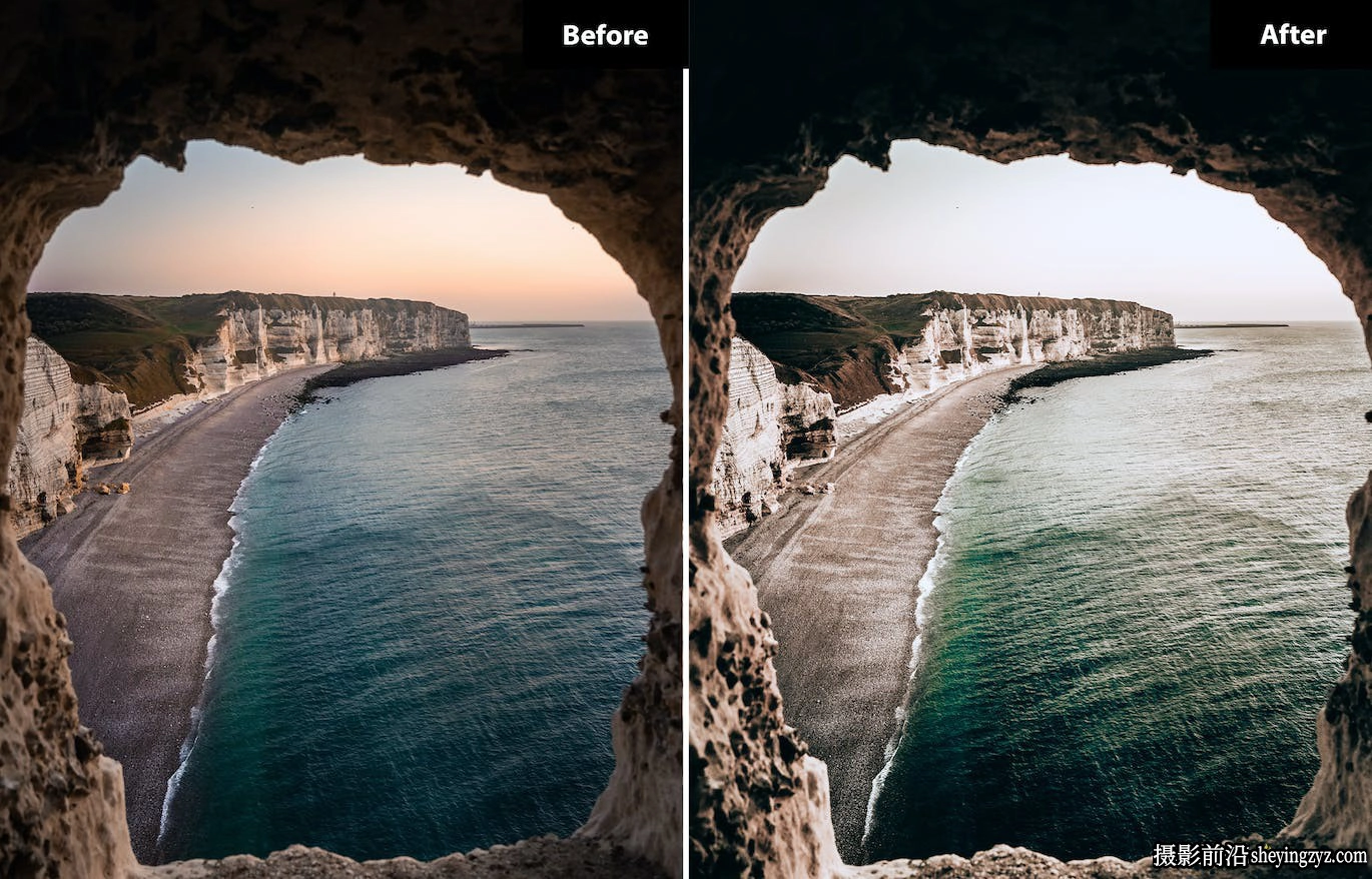 航拍电影风光调色LR预设手机LR预设 Dark Sea Lightroom Presets