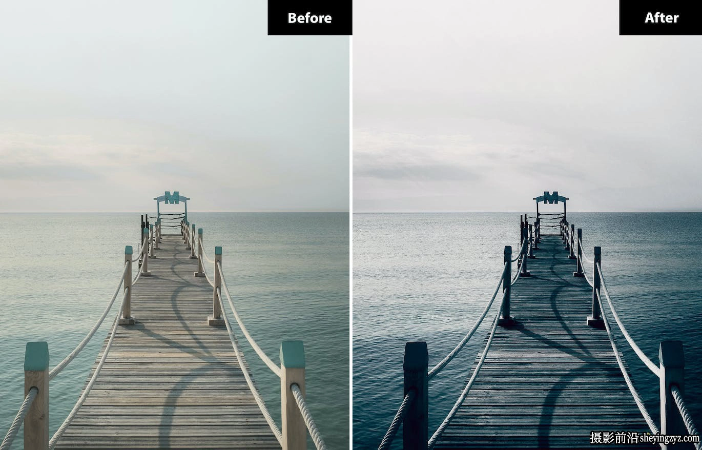 航拍电影风光调色LR预设手机LR预设 Dark Sea Lightroom Presets