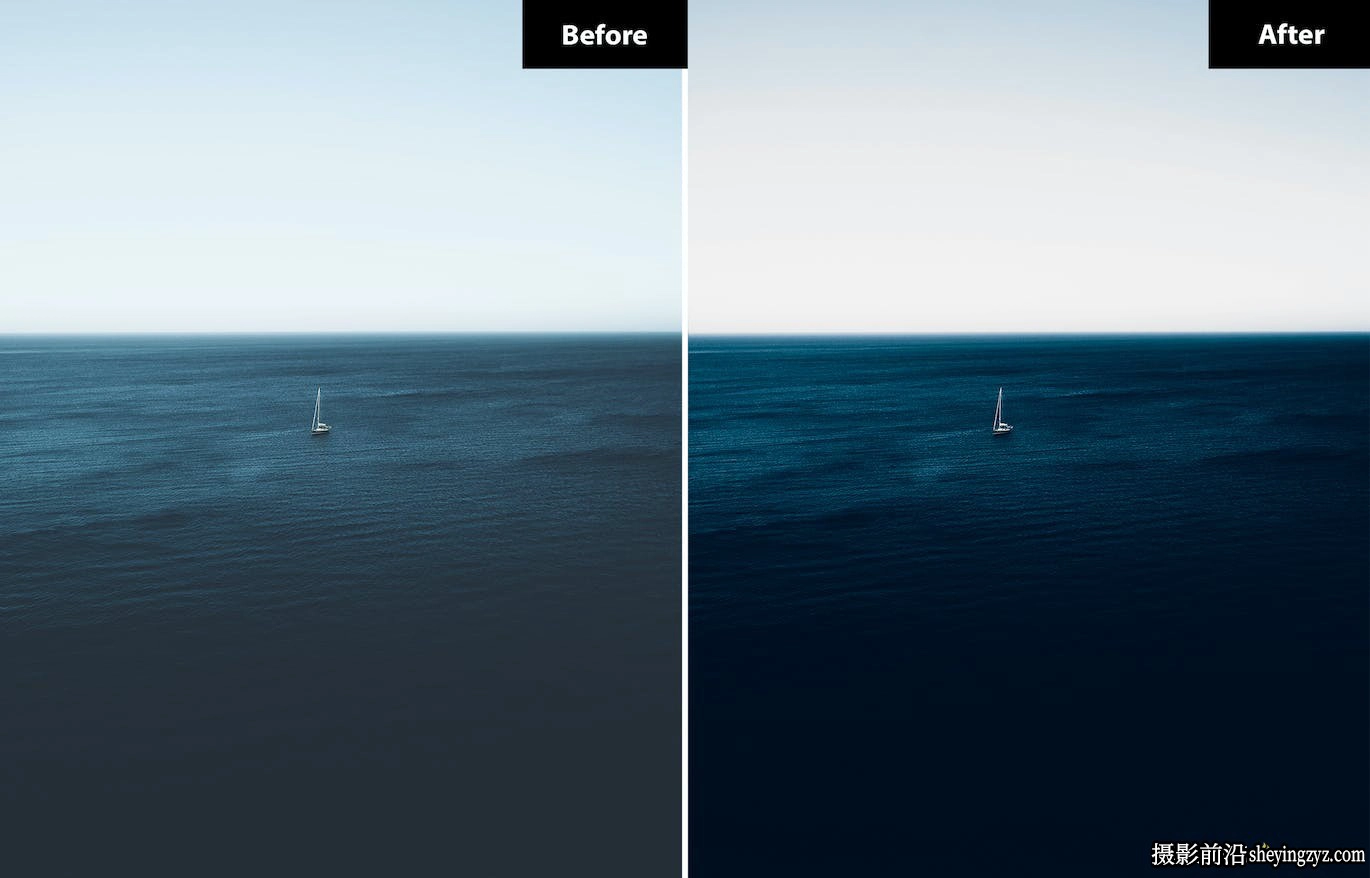 航拍电影风光调色LR预设手机LR预设 Dark Sea Lightroom Presets