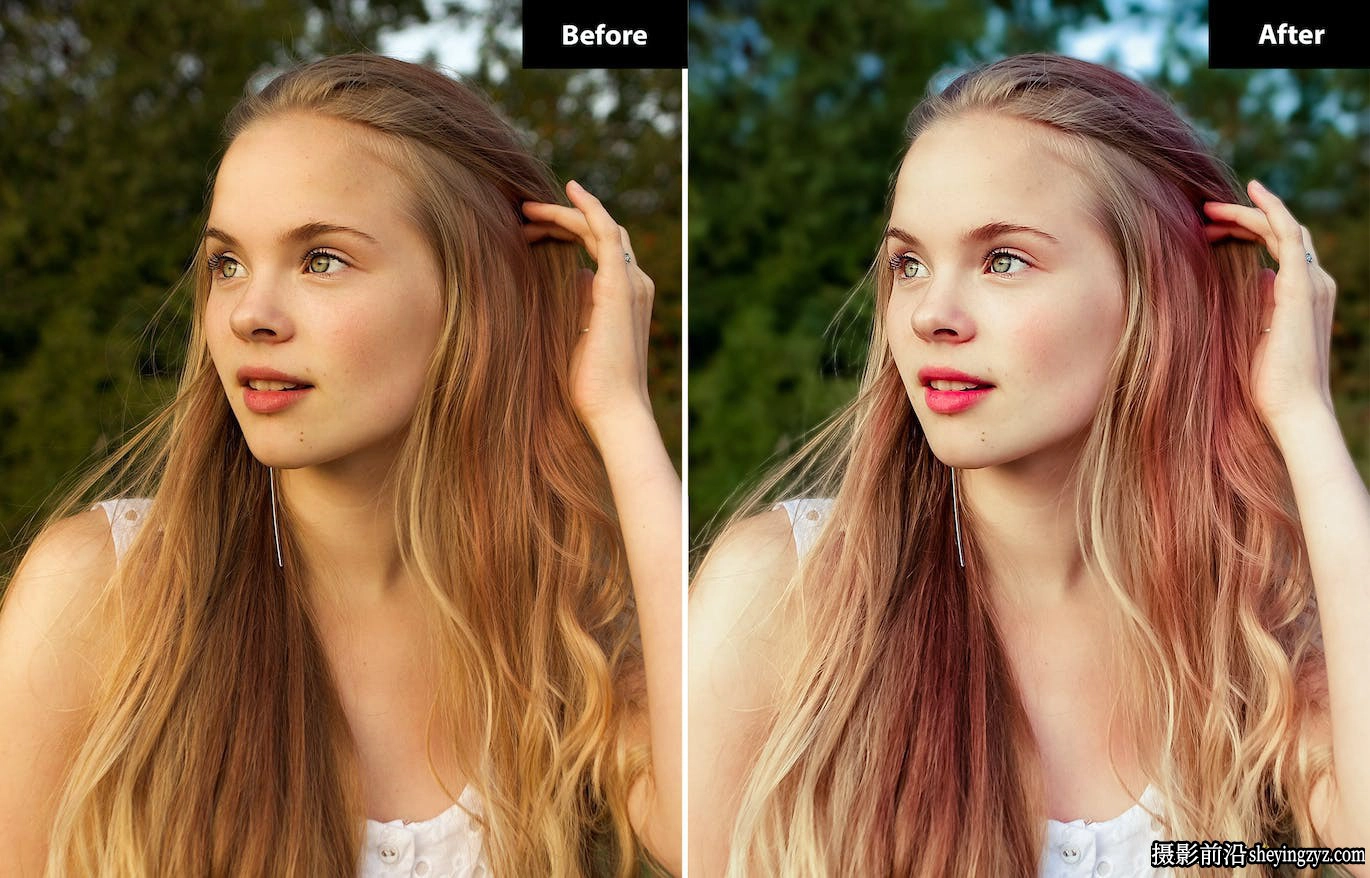 背景散景虚化人像调色LR预设手机LR预设 Bokeh Lightroom Presets