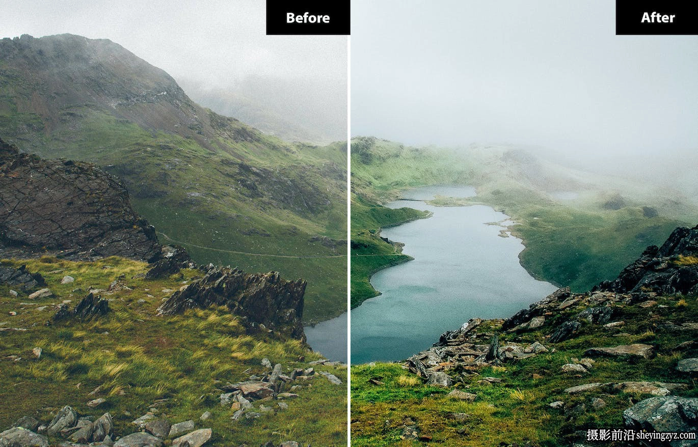 湖泊冰川风光旅拍风光调色LR预设手机LR预设Lake Lightroom Presets