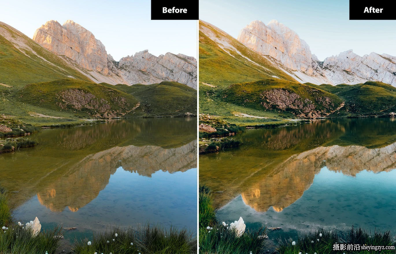 湖泊冰川风光旅拍风光调色LR预设手机LR预设Lake Lightroom Presets
