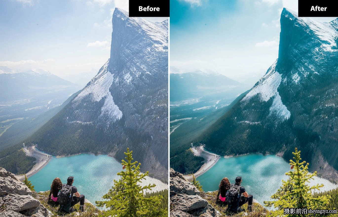 湖泊冰川风光旅拍风光调色LR预设手机LR预设Lake Lightroom Presets