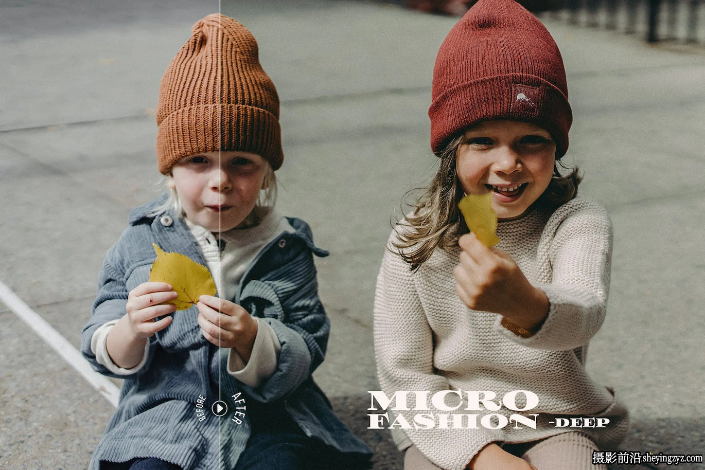 时尚儿童电影人像LR预设手机LR预设 Microfashion kids editorial