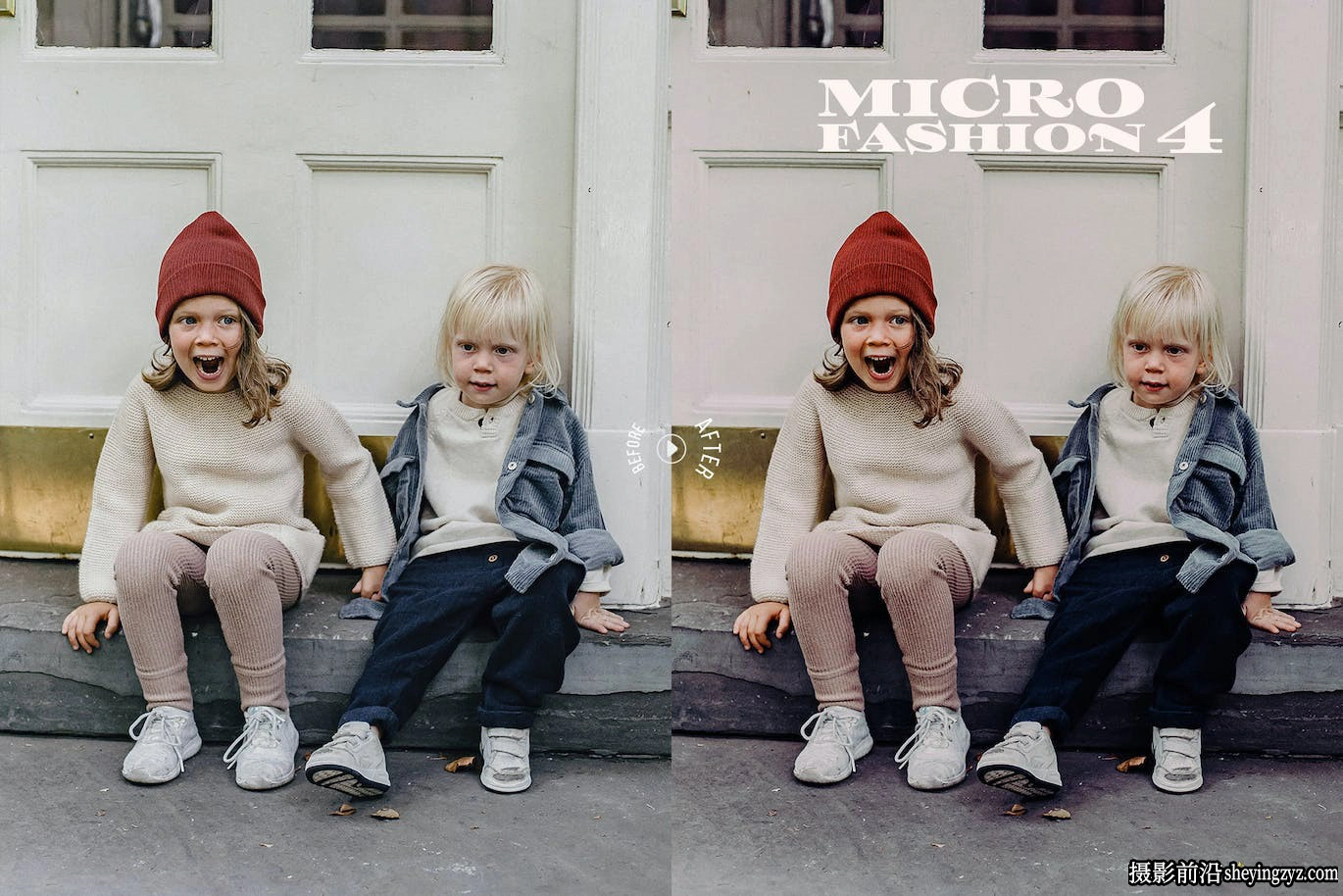 时尚儿童电影人像LR预设手机LR预设 Microfashion kids editorial