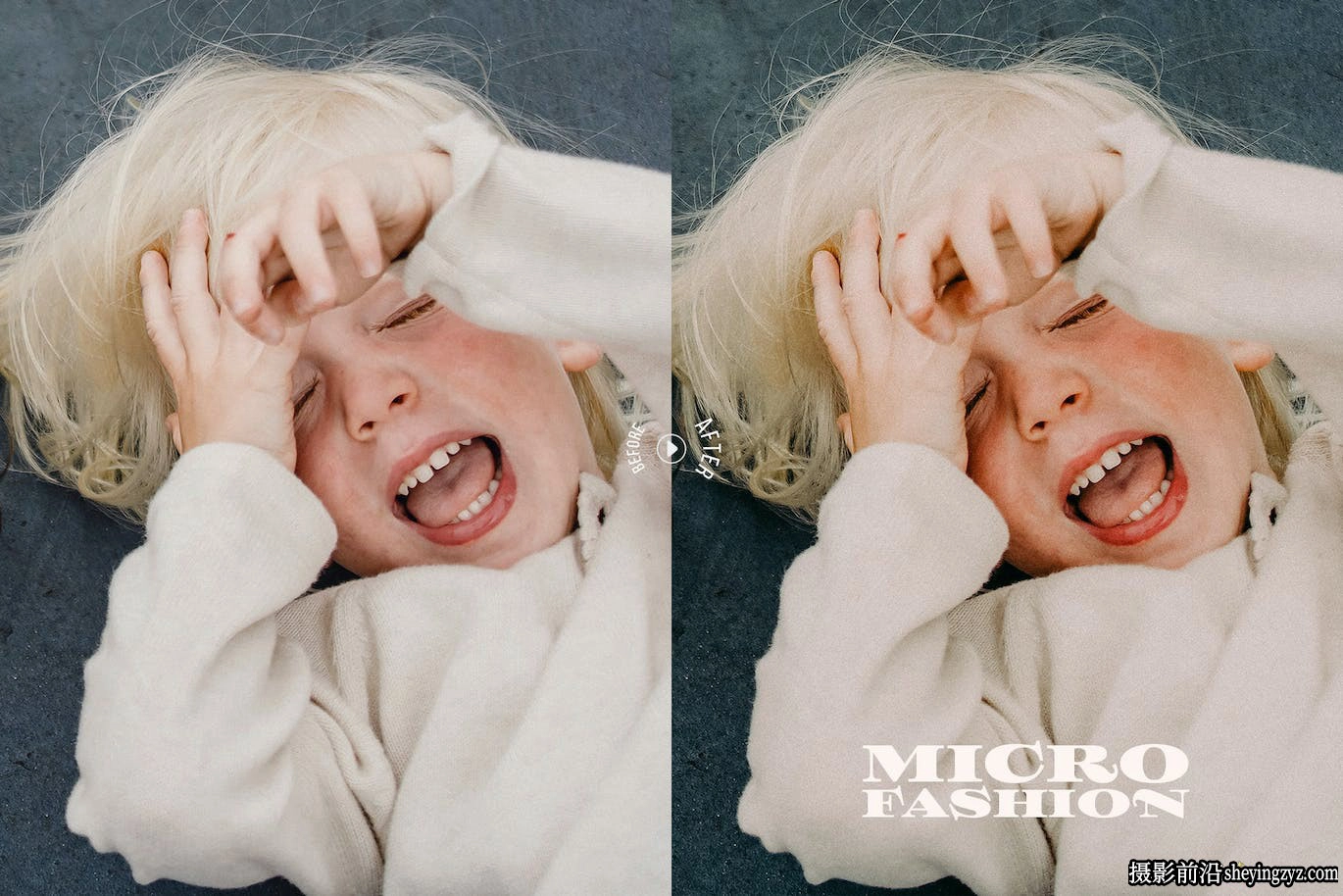 时尚儿童电影人像LR预设手机LR预设 Microfashion kids editorial