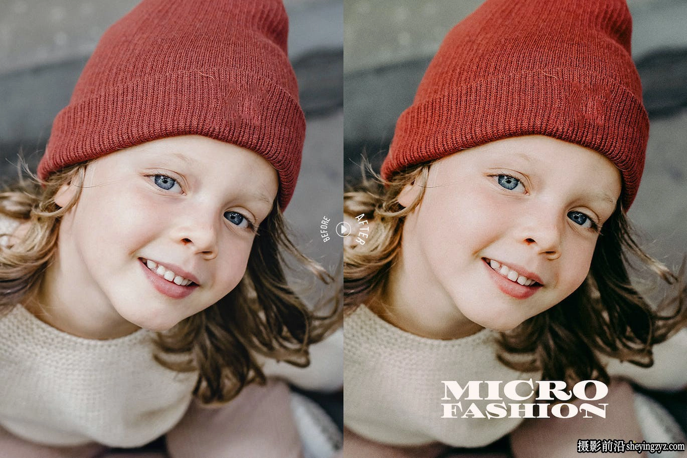 时尚儿童电影人像LR预设手机LR预设 Microfashion kids editorial
