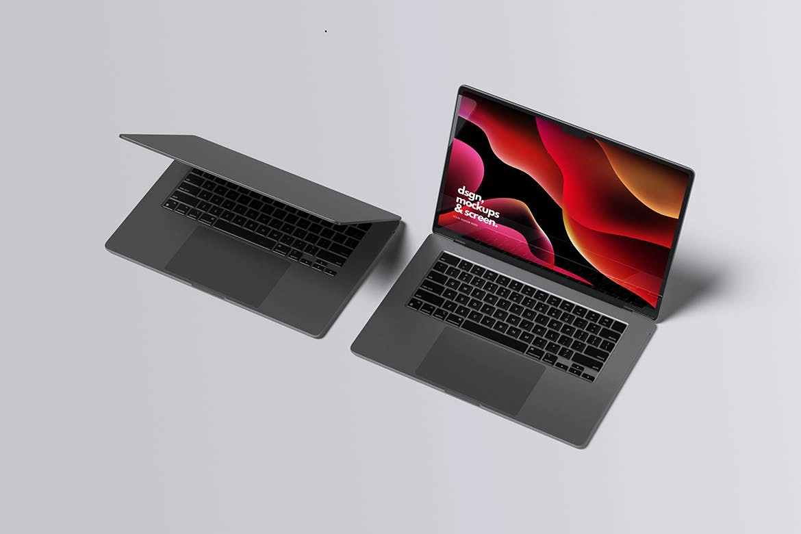 Macbookpro苹果电脑样机模型