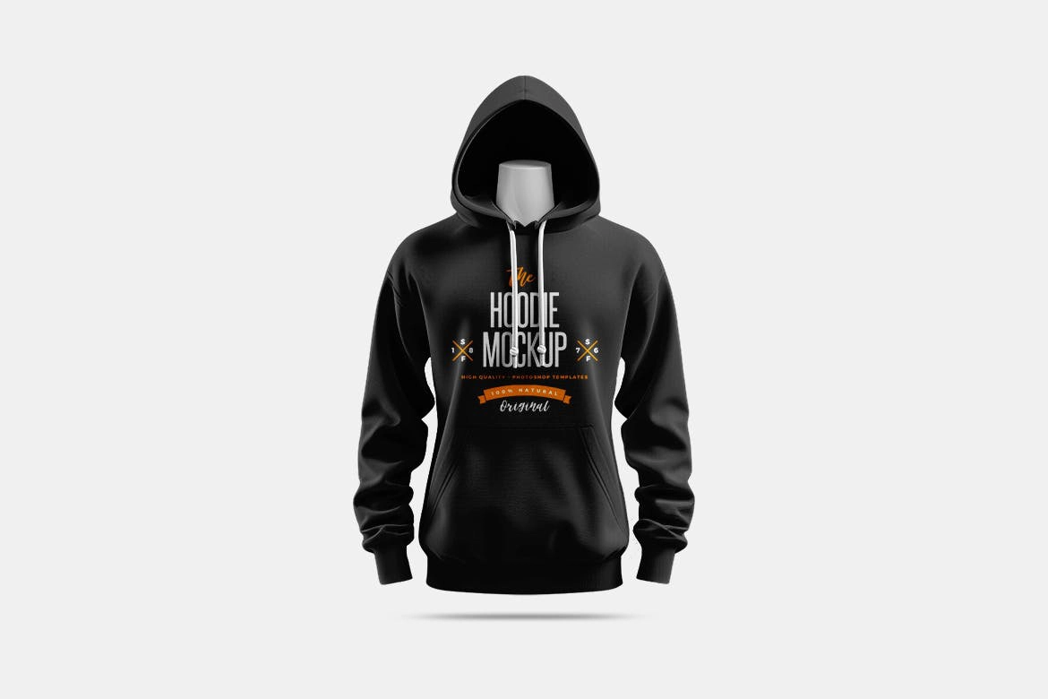 模特连帽衫样机,连帽衫服装展示样机