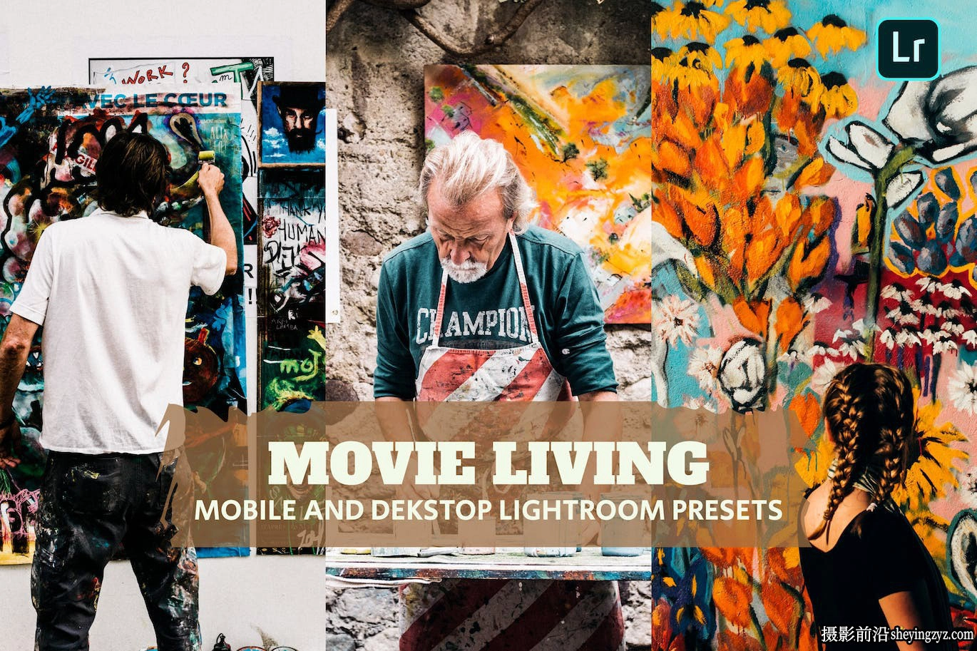 免费LR预设-电影街拍涂鸦LR预设 Movie Living Lightroom Presets