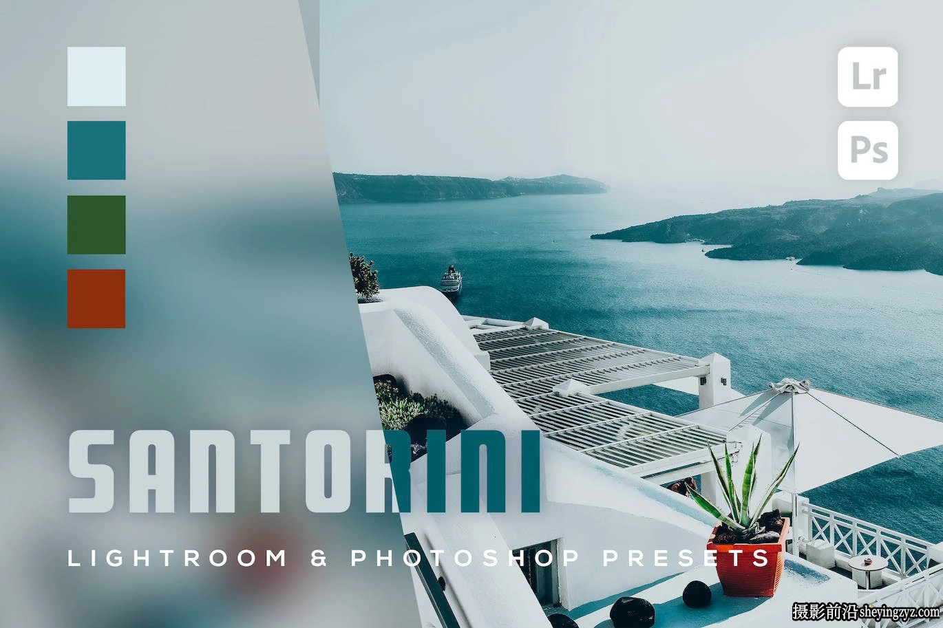旅拍电影风光LR预设手机LR预设 Santoirini Lightroom Presets