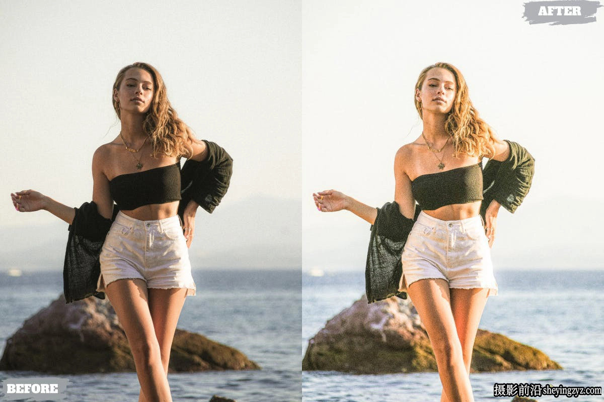 免费LR预设-暖色胶片人像LR预设 Glowing Effec Lightroom Presets