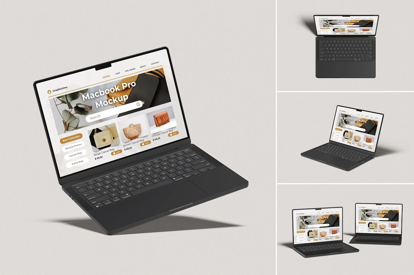 MacBookPro电脑样机,电脑产品样机