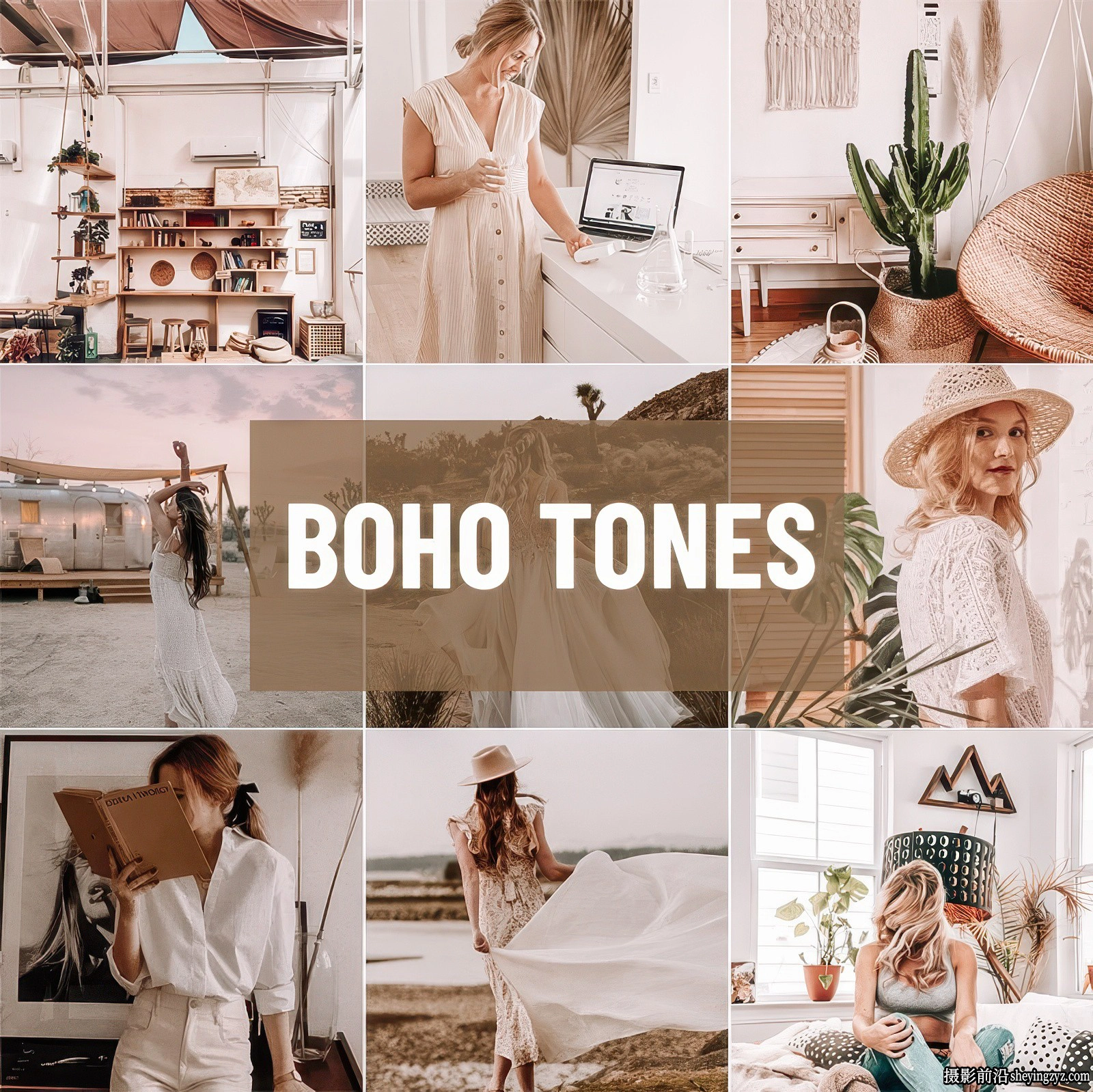 波西米亚风格LR预设Psd Stack-Bohemian Tones Lightroom Presets