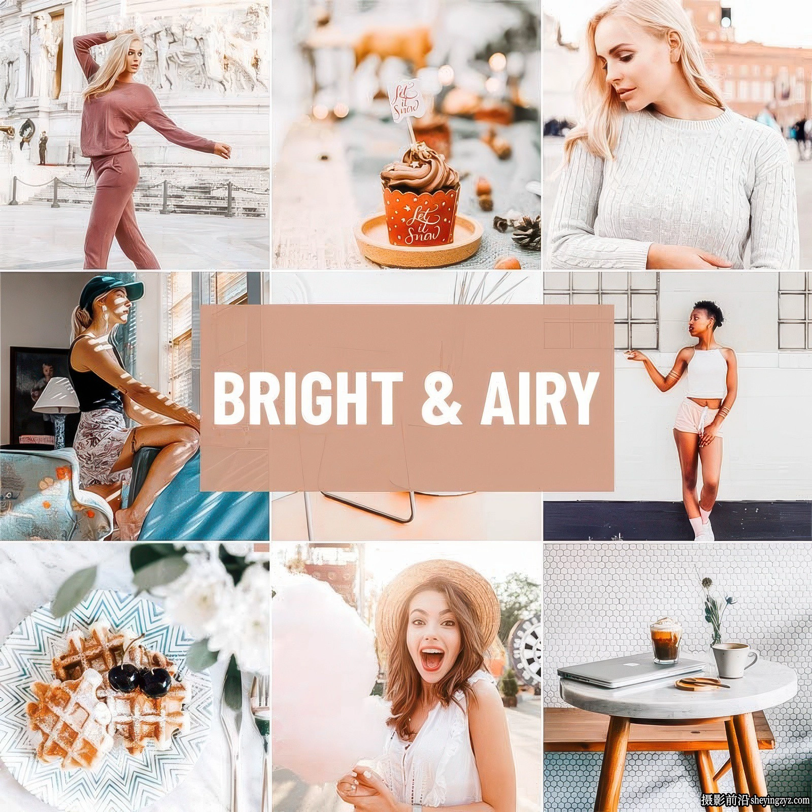明亮通透LR预设PSD Stack - Bright &amp; Airy Lightroom Presets