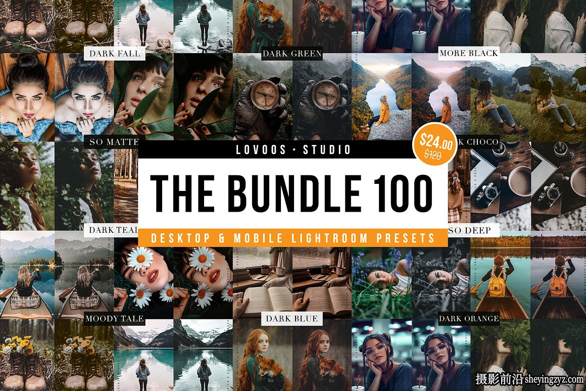 100种LR预设及手机LR预设合集THE BUNDLE 100- Lightroom Presets