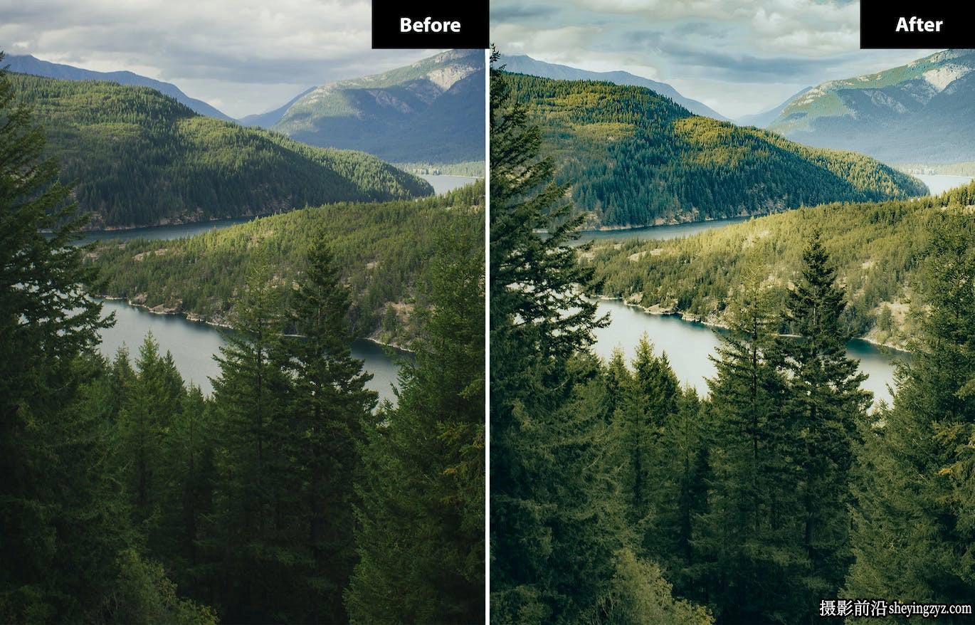 旅拍电影风光调色LR预设手机LR预设 Landscape Lightroom presets