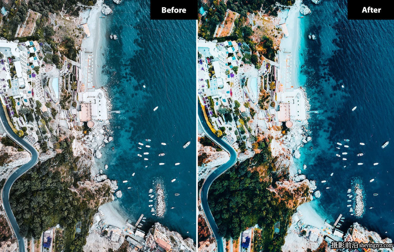 青橙色电影风光人像lr预设手机预设Orange&amp;Teal Lightroom Presets