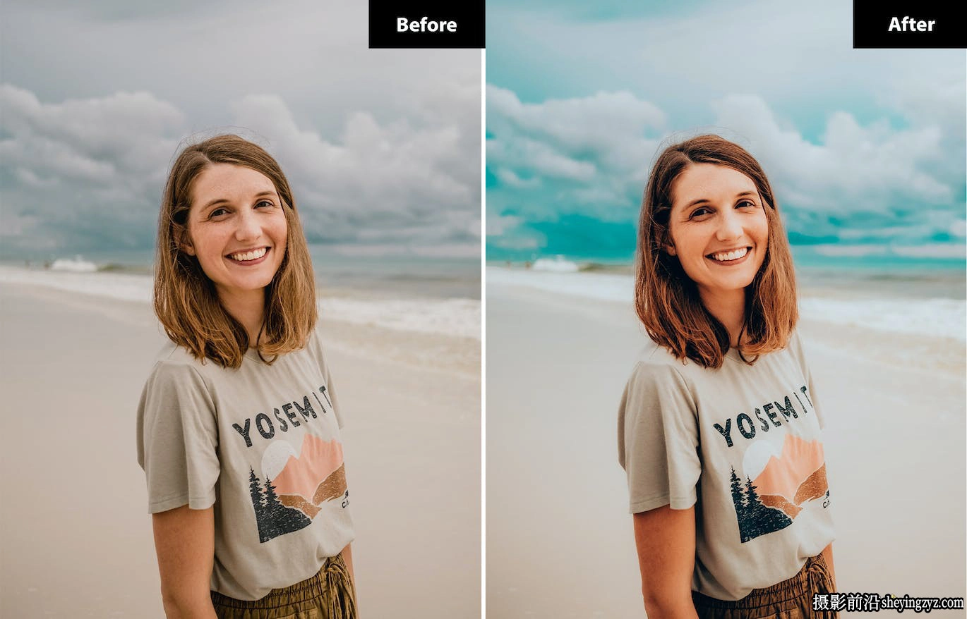 青橙色电影风光人像lr预设手机预设Orange&amp;Teal Lightroom Presets