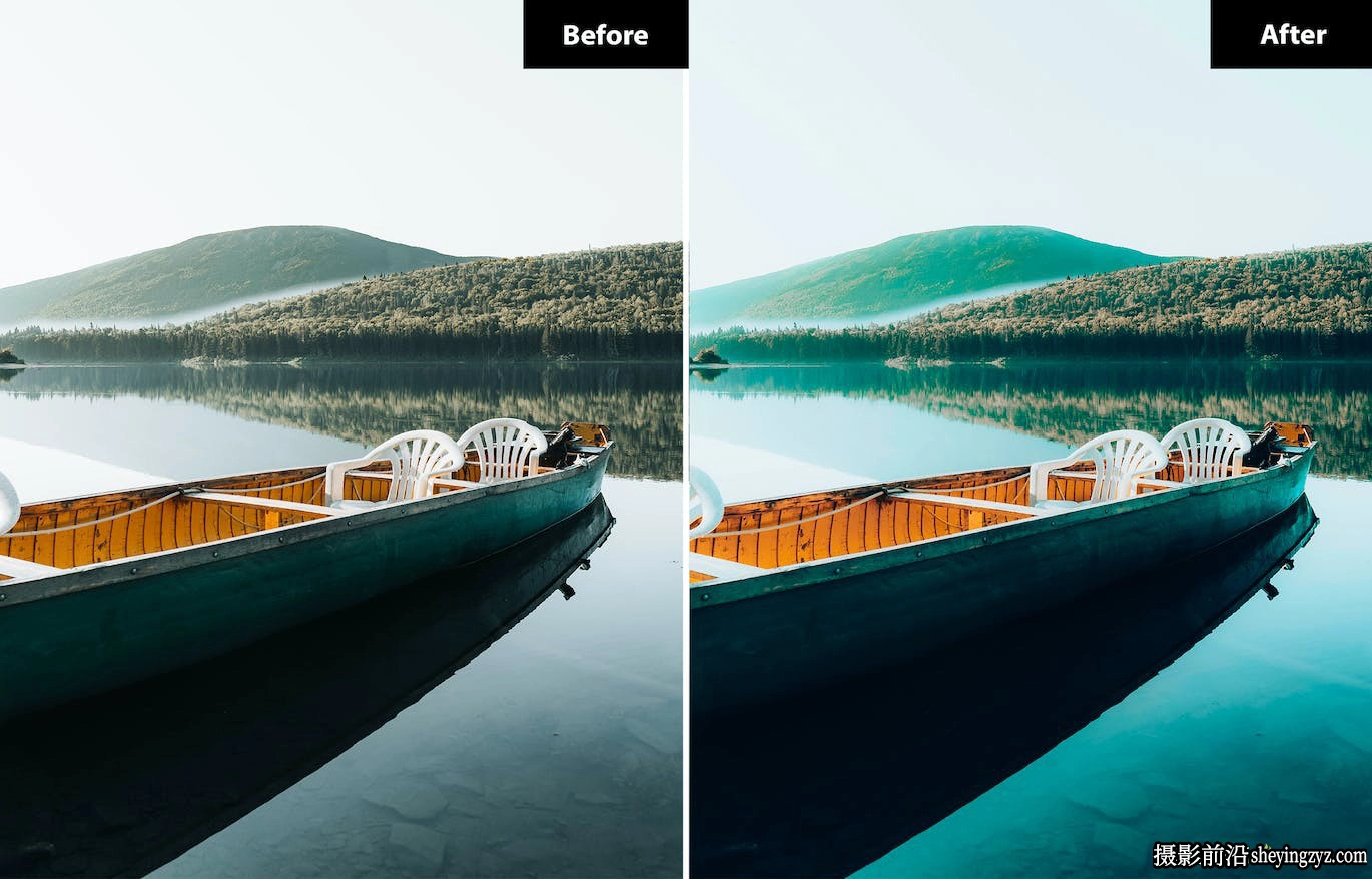 青橙色电影风光人像lr预设手机预设Orange&amp;Teal Lightroom Presets